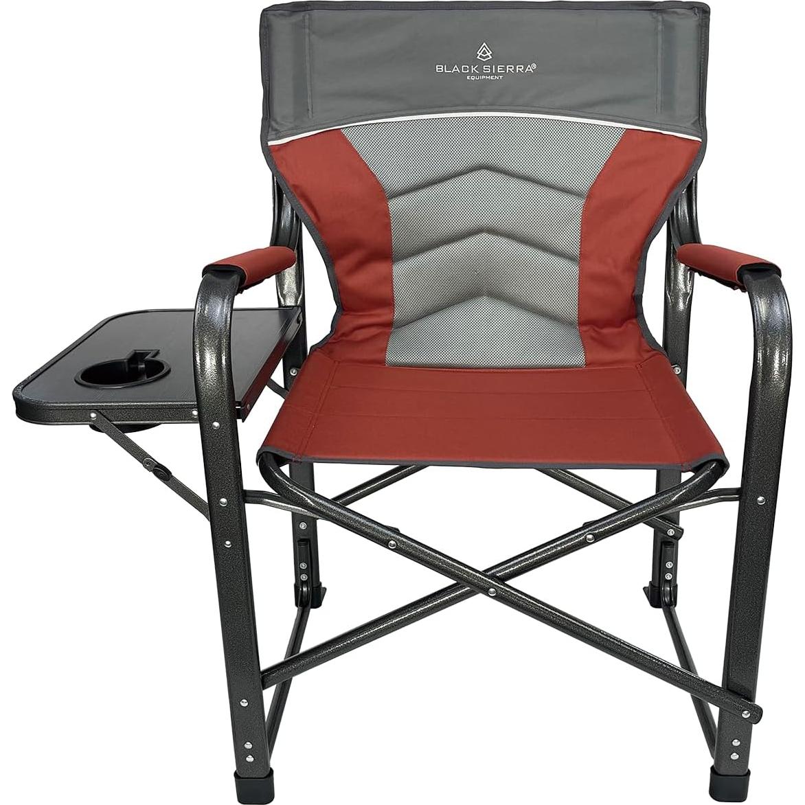 Silla Plegable Black Sierra DRCH-012 con Mesa Lateral 181 kg