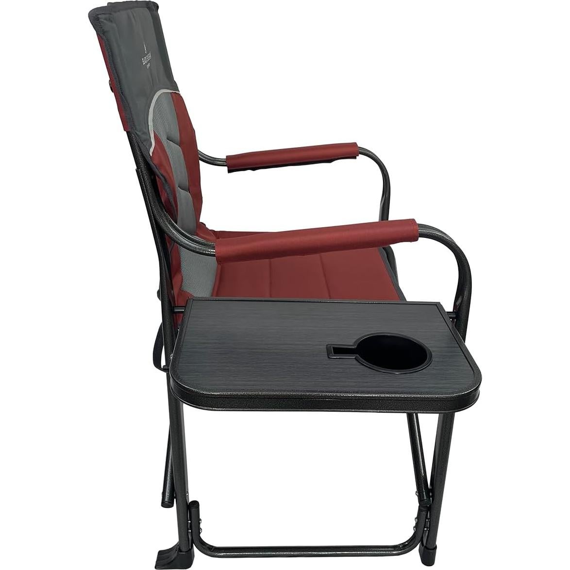 Silla Plegable Black Sierra DRCH-012 con Mesa Lateral 181 kg