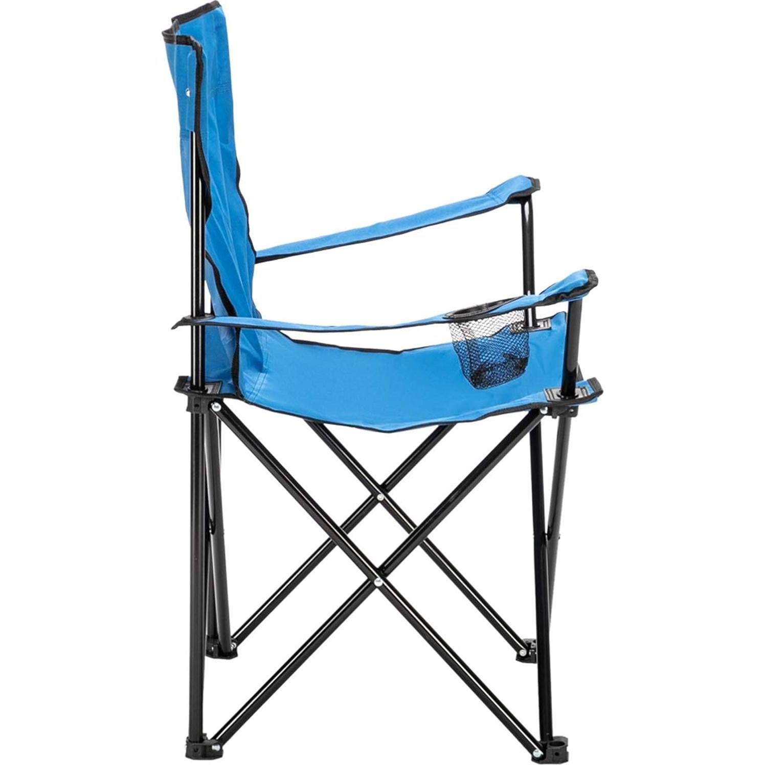 Silla Plegable de Camping Guangshuohui Azul 150kg Portátil