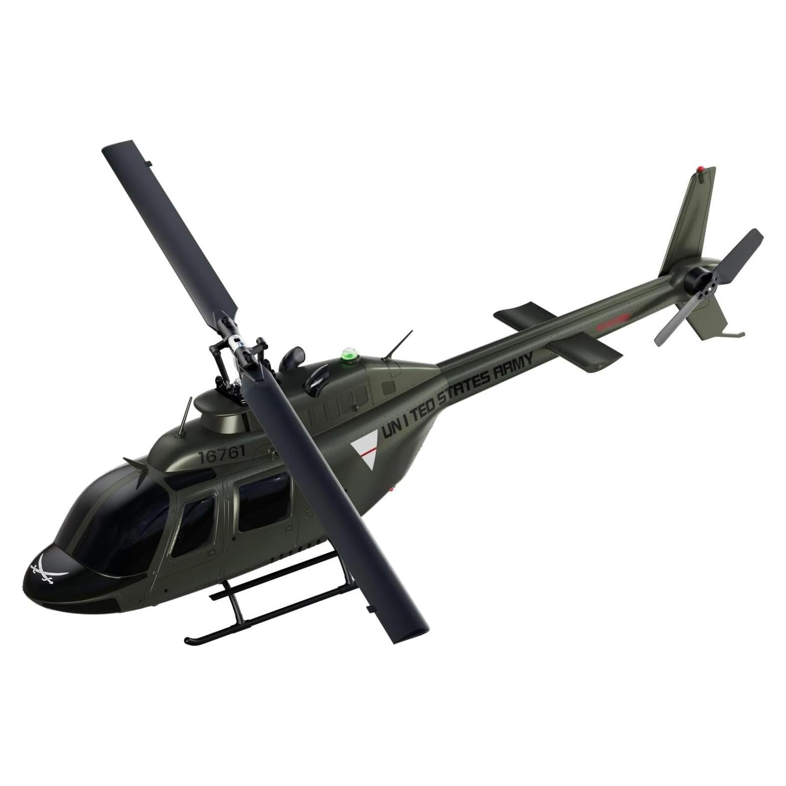 Helicóptero RC Carmanon Bell OH-58 27:1 con Auto-Flotación