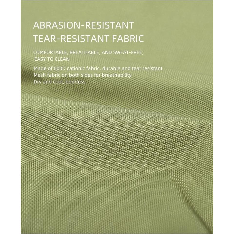 Folding Camping Chair Moon Chair for Adults,Portable Round Chair for Outdoor Hiking, Fishing, Picnic, Camp, Lawn (Black)