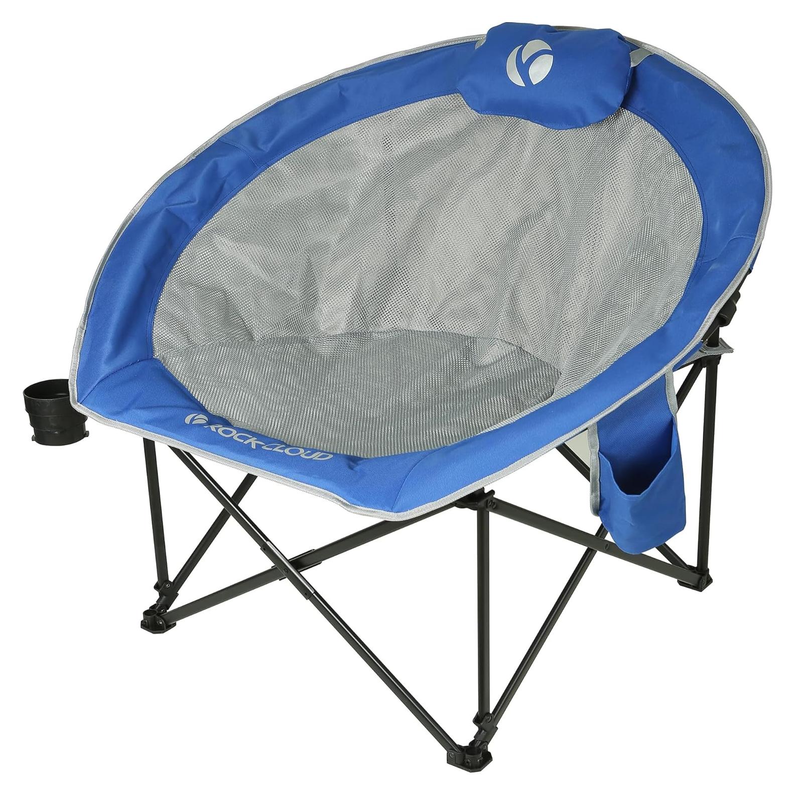 Silla de Camping Plegable Rock Cloud Luna Azul 127 kg