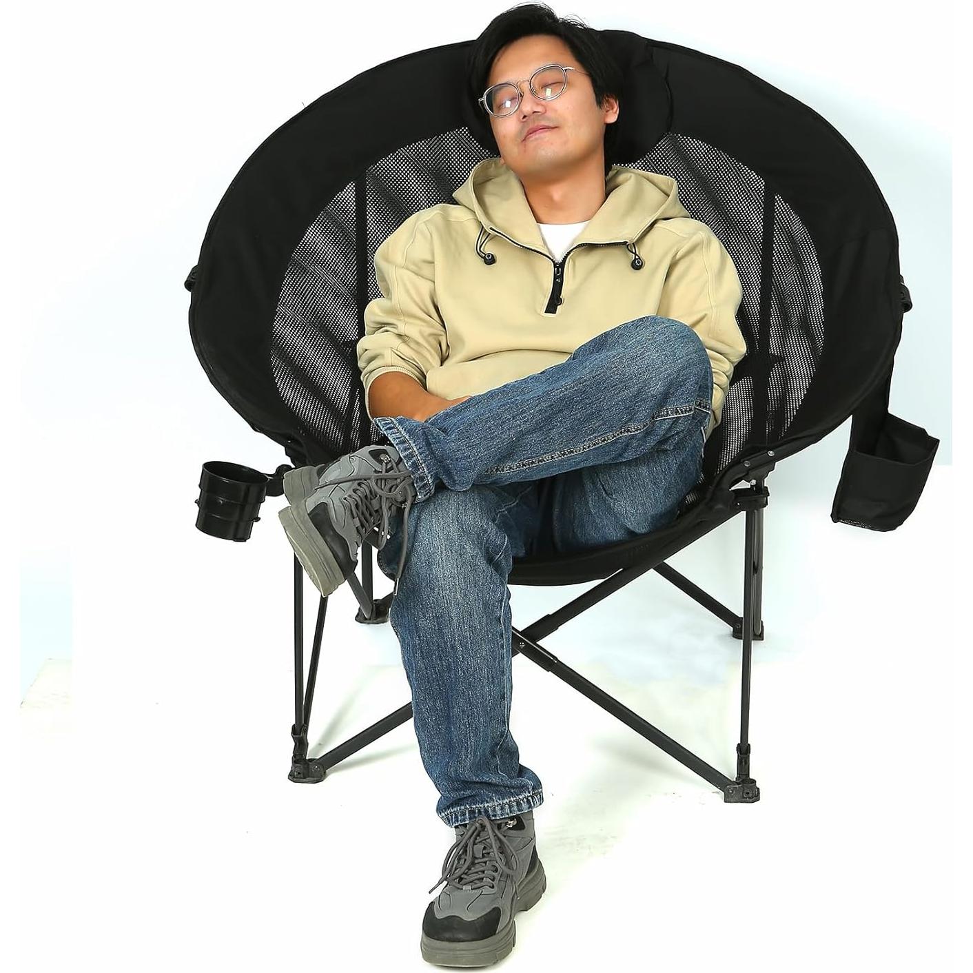 Silla de Camping Plegable Rock Cloud Luna Azul 127 kg