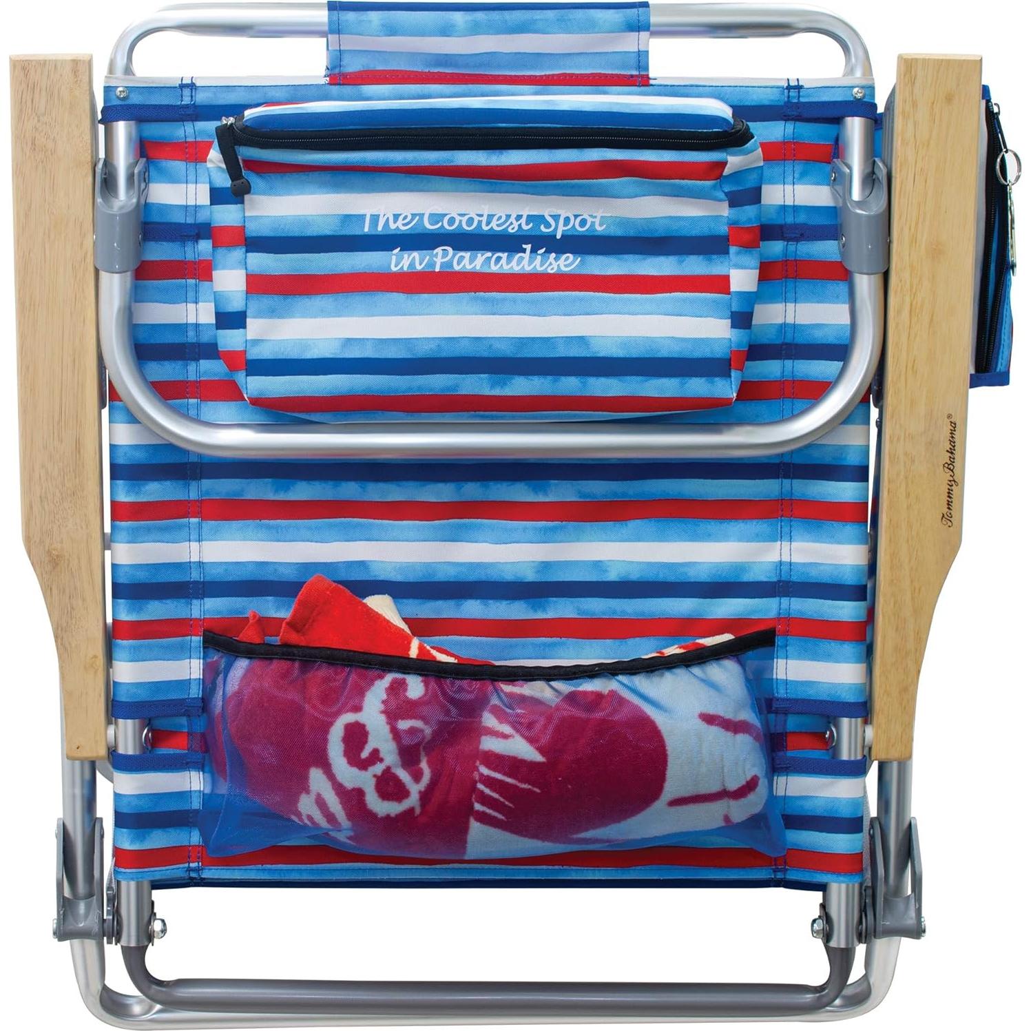 Silla de Playa Plegable Tommy Bahama con Mochila 5 Posiciones