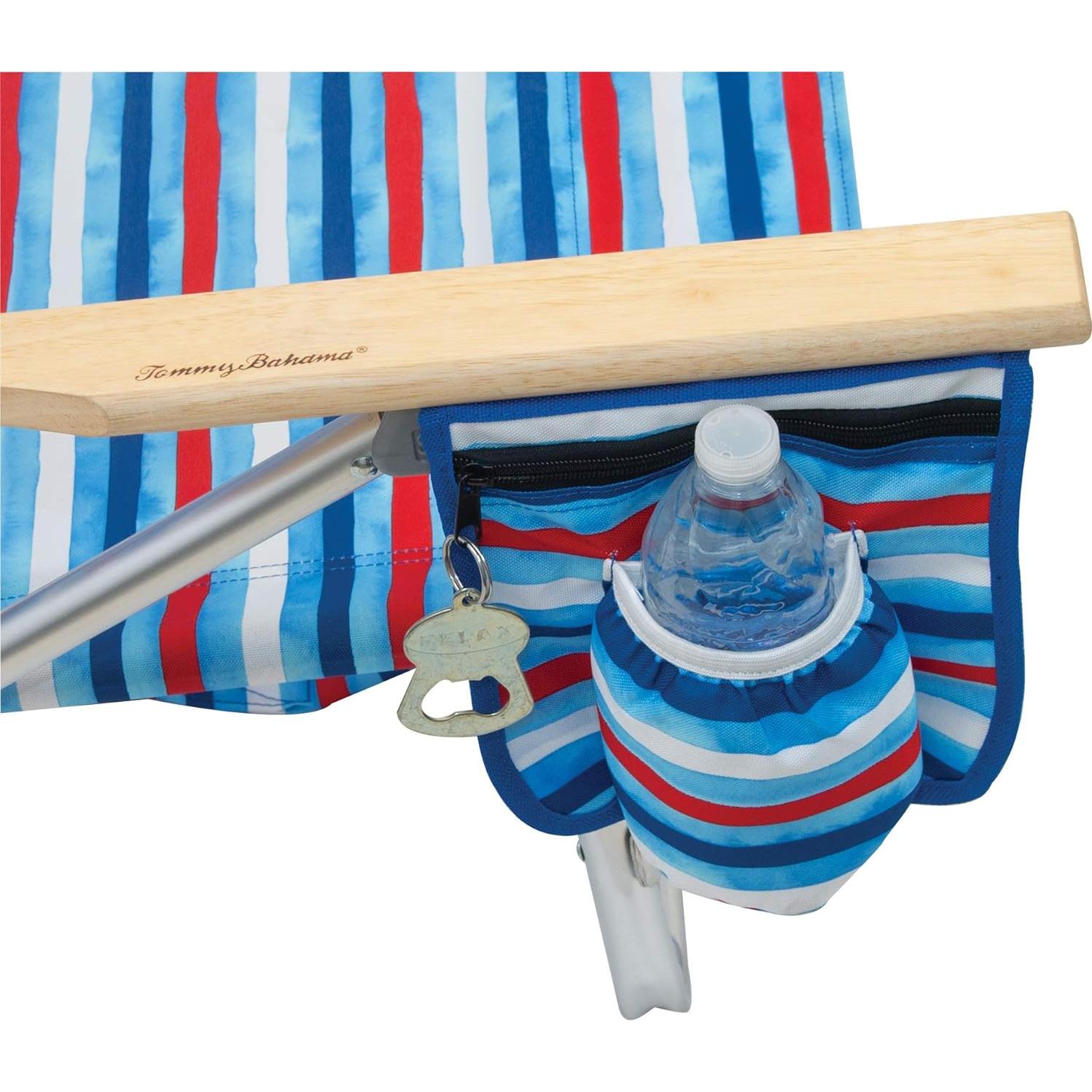 Silla de Playa Plegable Tommy Bahama con Mochila 5 Posiciones