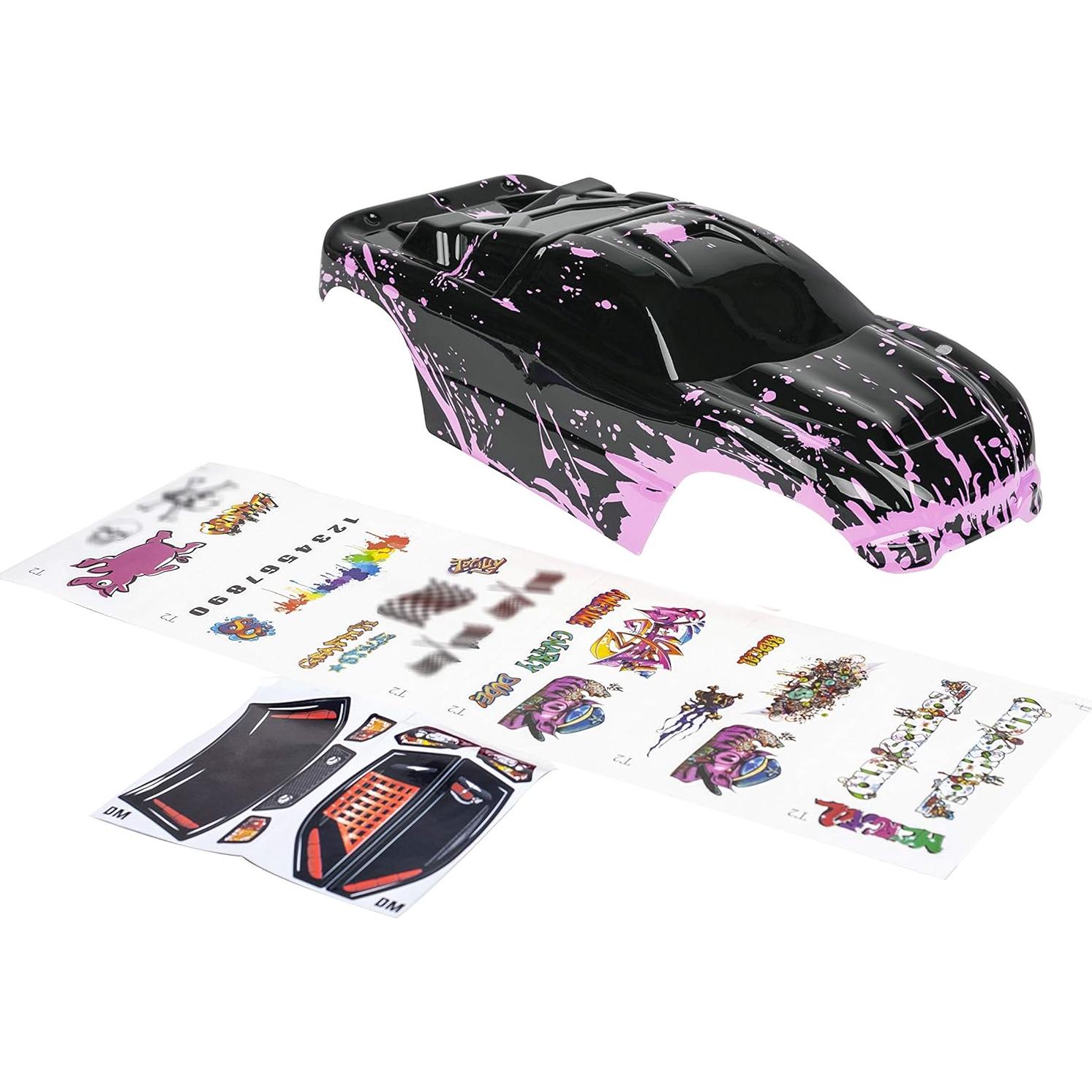 Cuerpo RC SummitLink Rosa Sucio 1/10 para Rustler 2WD