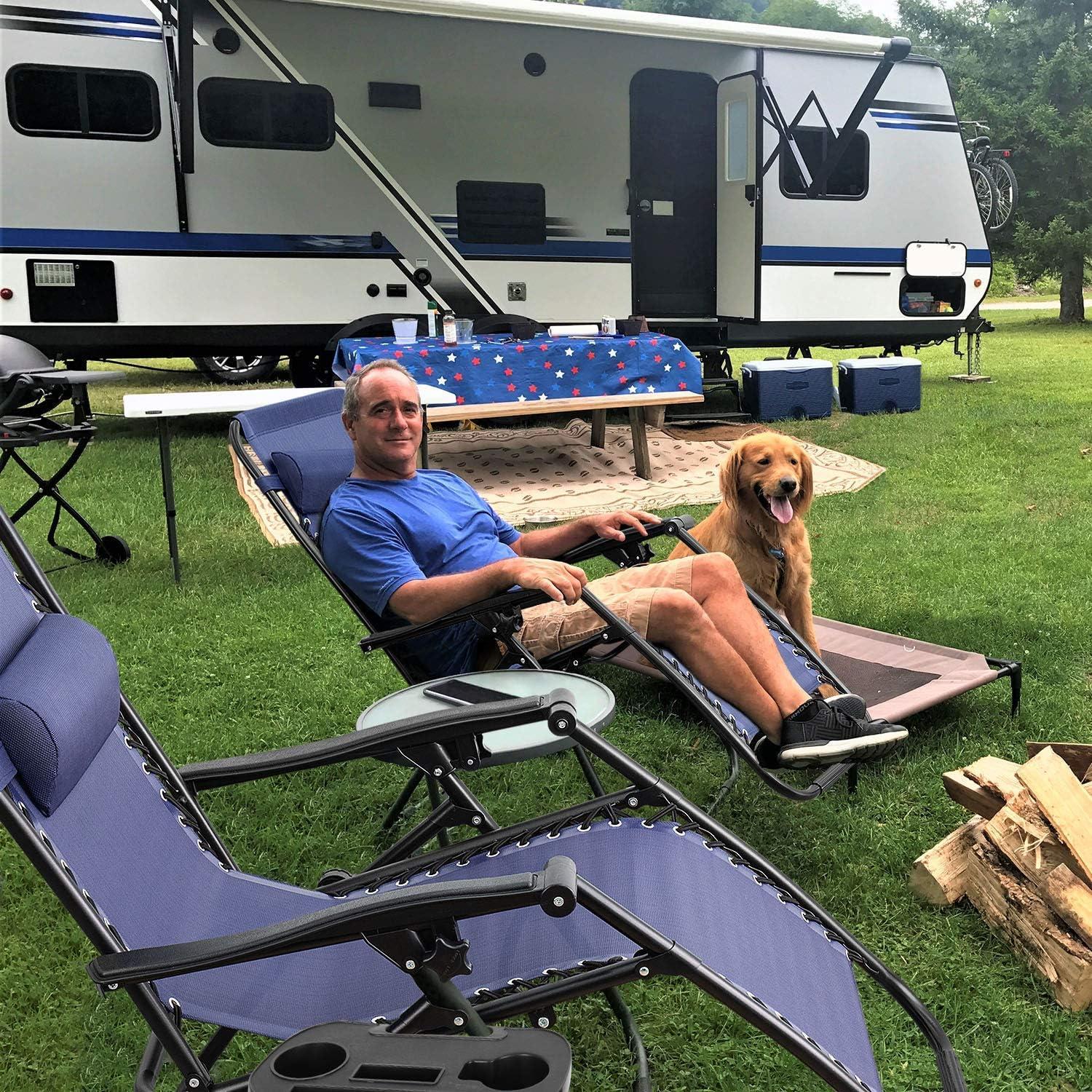 Sillas de Gravedad Cero Homall Plegables para Jardín - Juego de 2