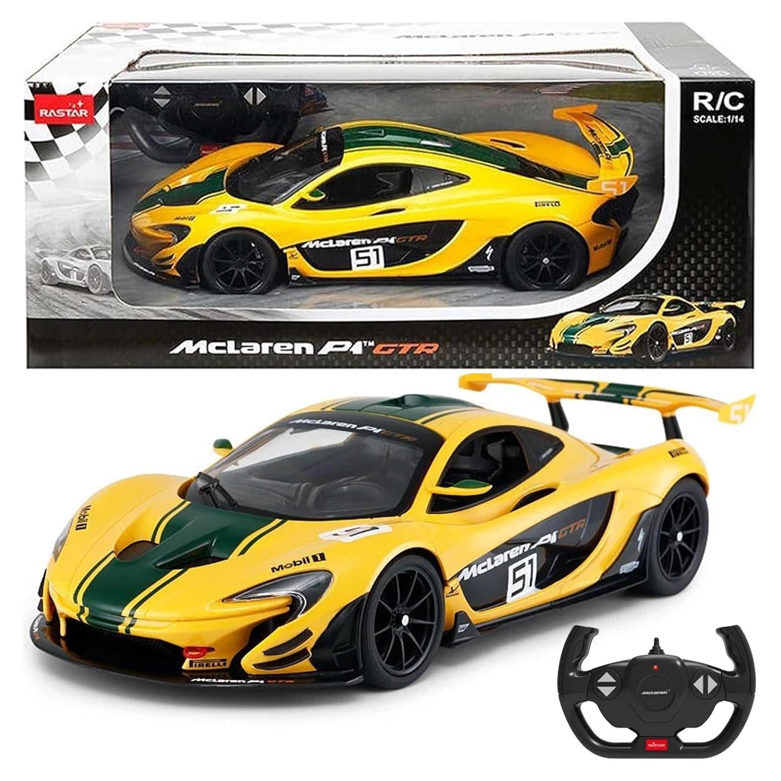 Coche R/C RASTAR McLaren P1 GTR Escala 1:14 Multicolor