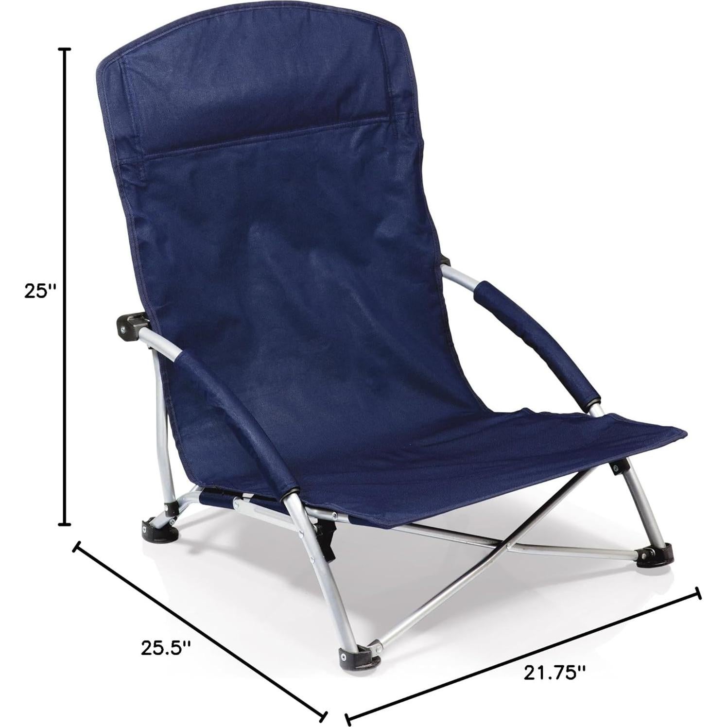 Silla de Playa Plegable Oniva Tranquility con Bolsa - Marino