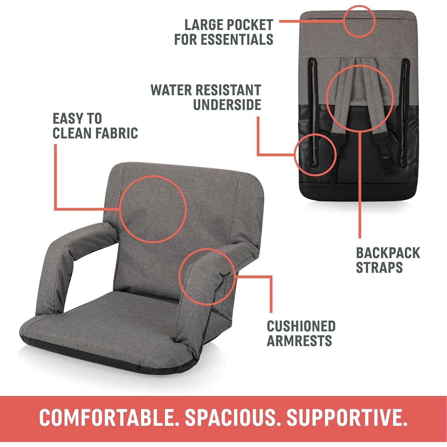 Silla de Estadio Reclinable Ventura PICNIC TIME - Púrpura