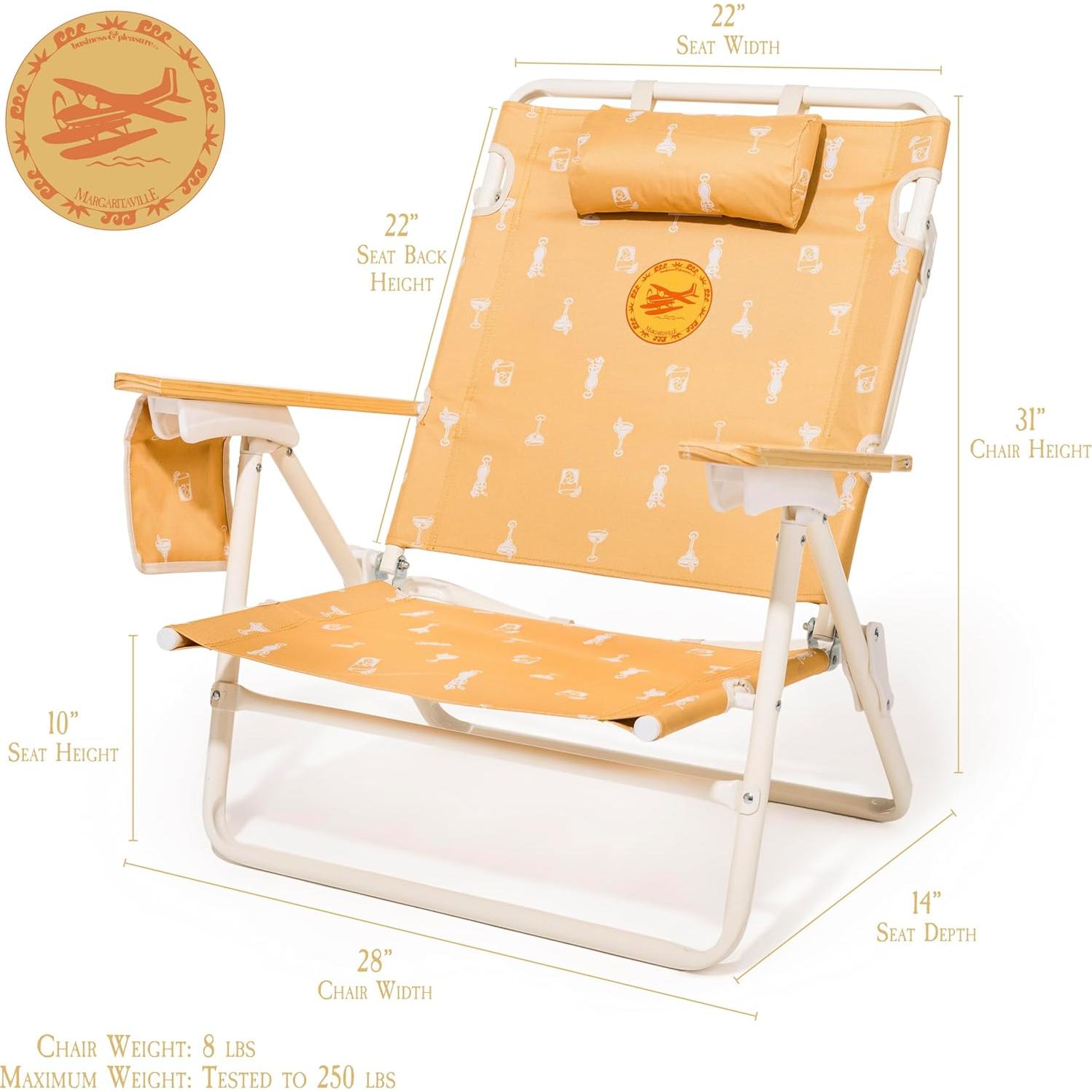 Silla de Playa Reclinable Business & Pleasure Co. Manana 3.63 kg