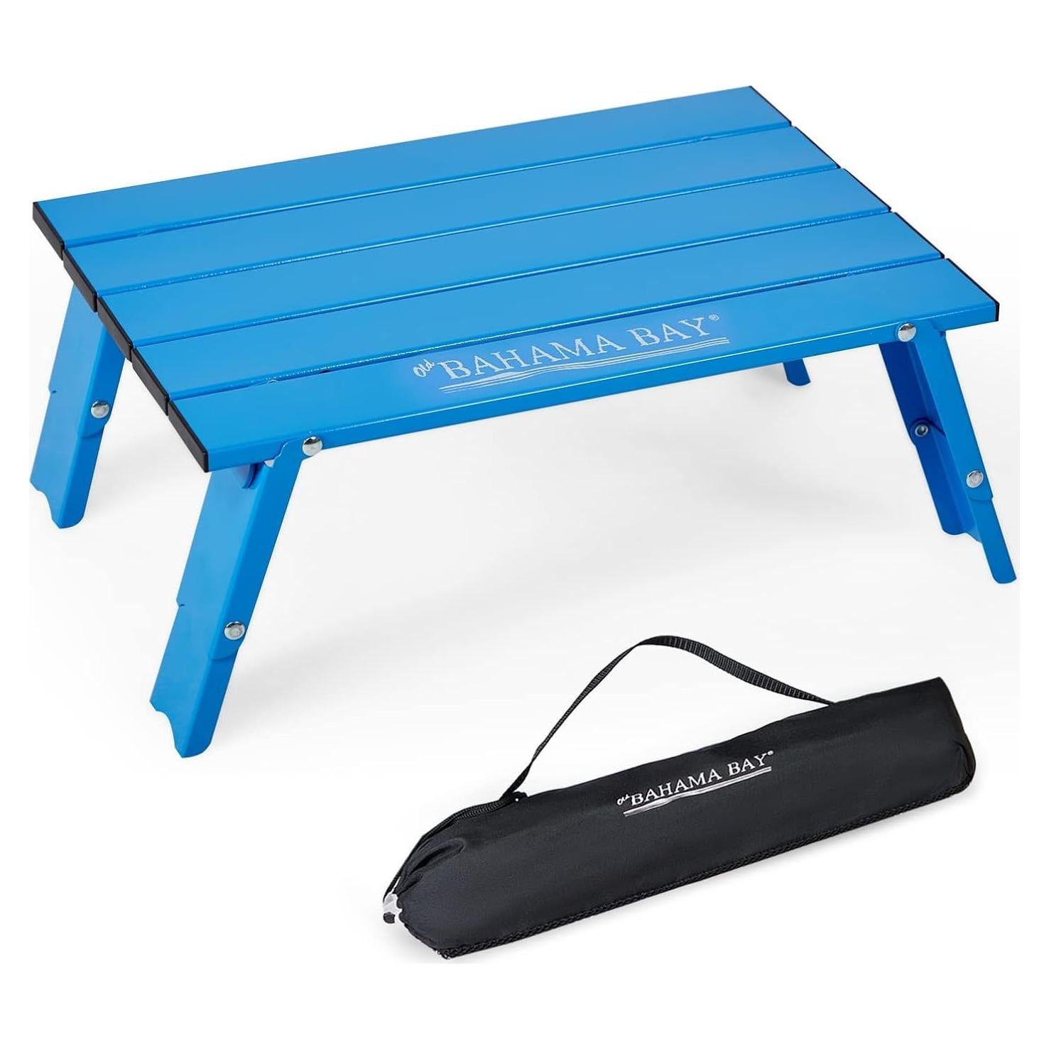Mesa Plegable de Aluminio Old Bahama Bay 30kg Azul