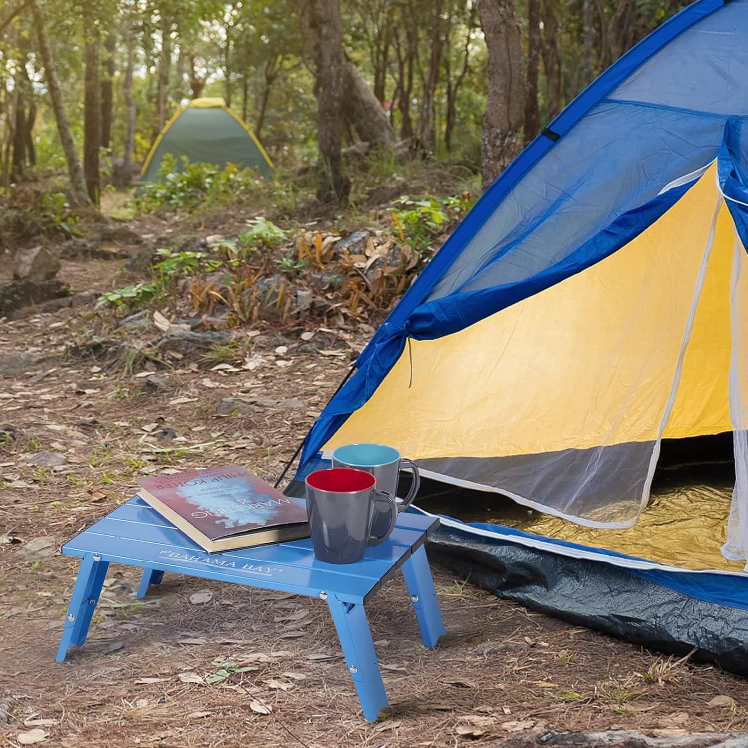 Mesa Plegable de Aluminio Old Bahama Bay 30kg Azul
