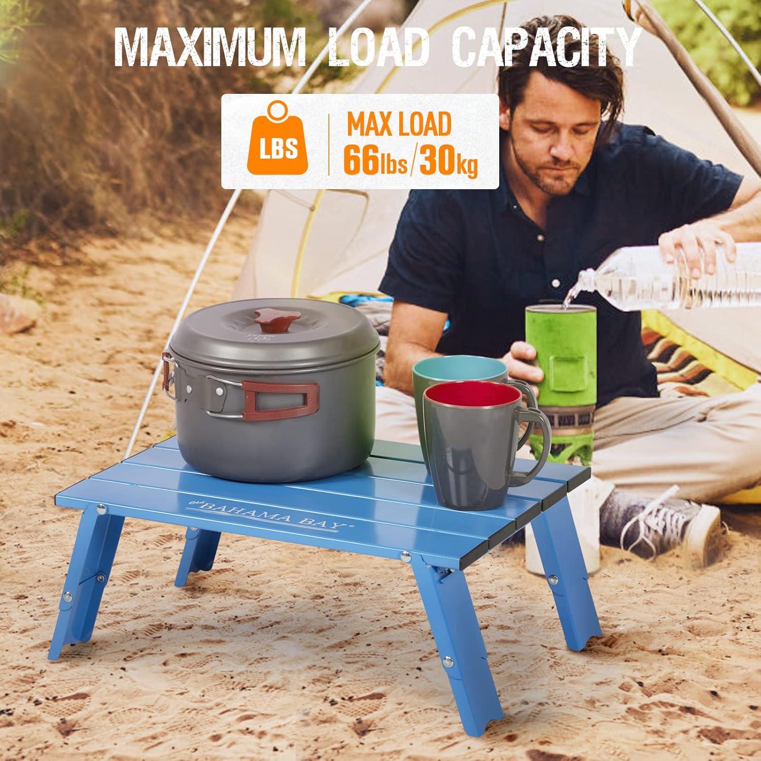 Mesa Plegable de Aluminio Old Bahama Bay 30kg Azul