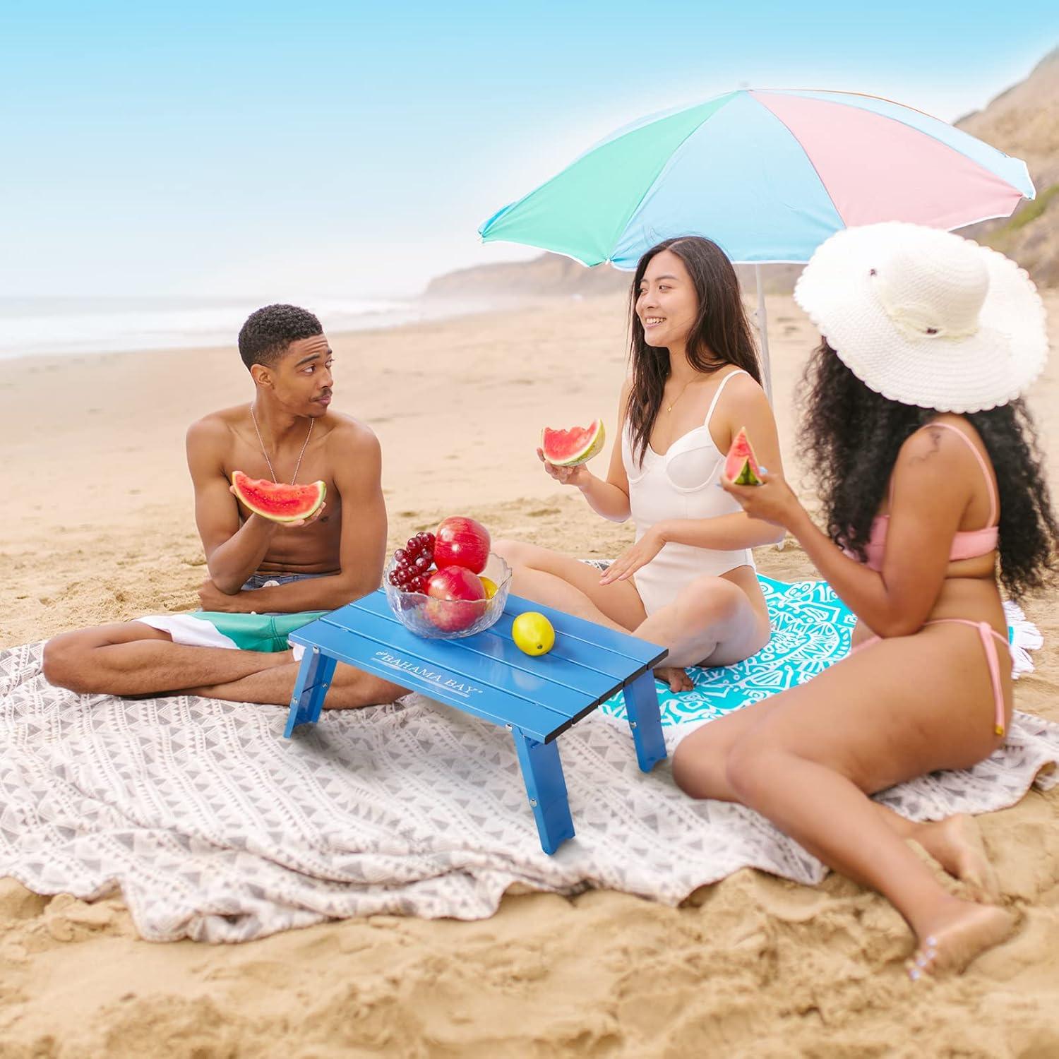 Mesa Plegable de Aluminio Old Bahama Bay 30kg Azul