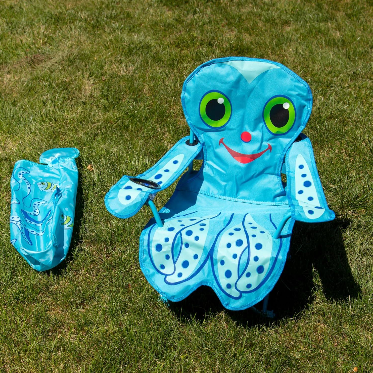 Silla de Playa Plegable para Niños Melissa & Doug Flex Pulpo