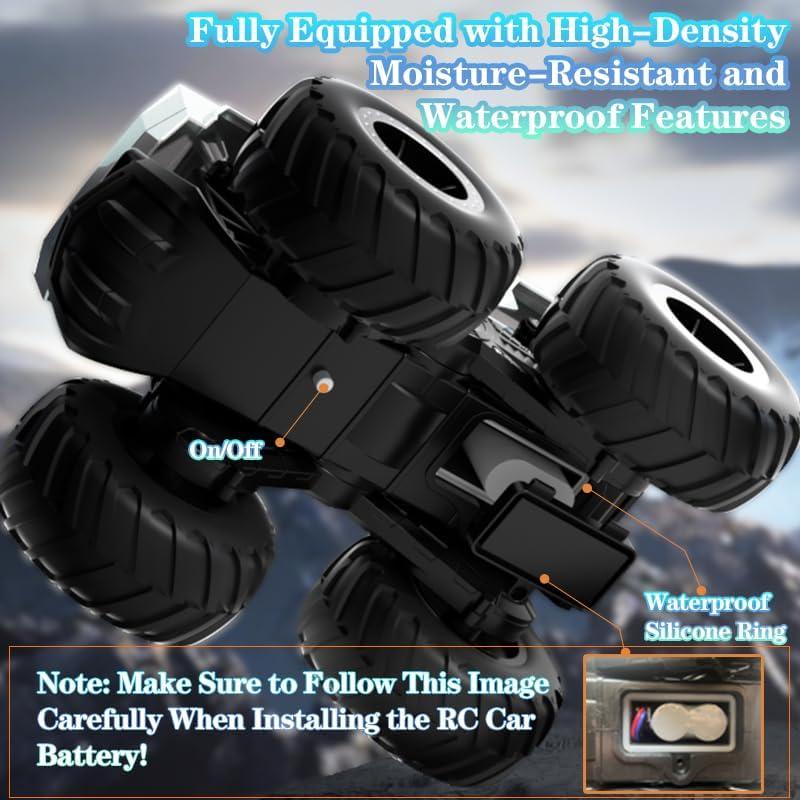 Coche de Juguete RC Cybertruck CARRTAN 4WD Impermeable 900mAh