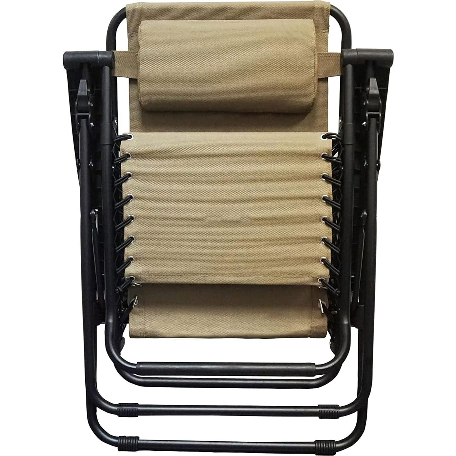 Silla de Gravedad Cero Caravan Infinity Reclinable Beige
