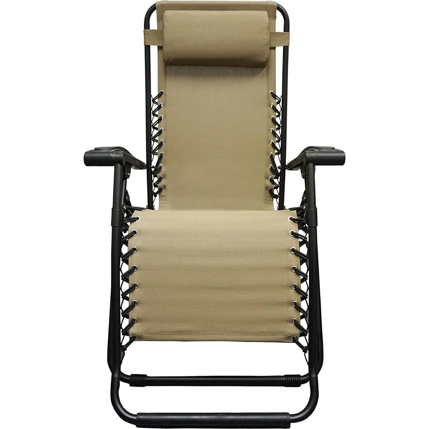 Silla de Gravedad Cero Caravan Infinity Reclinable Beige