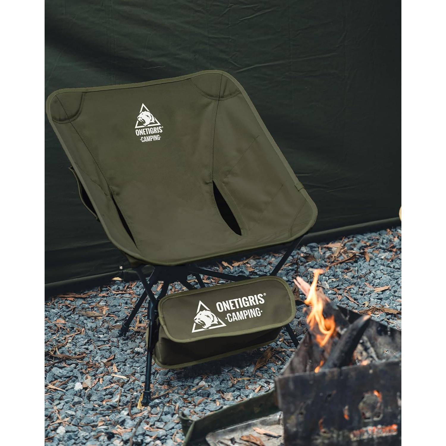 Silla de Camping Plegable OneTigris Tigerblade Verde 150kg