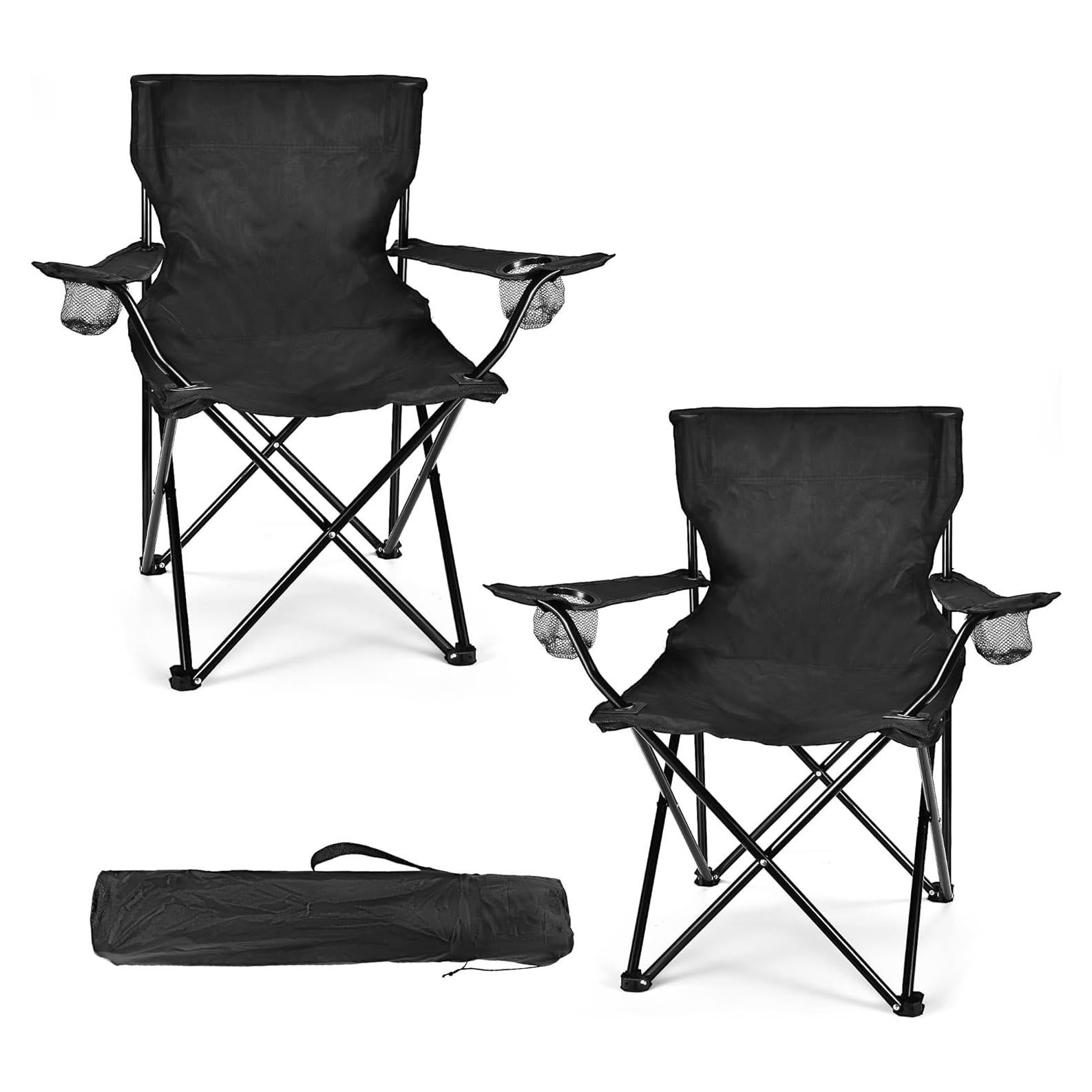 Paquete de 2 Sillas de Camping WEIDIORME Plegables 113kg