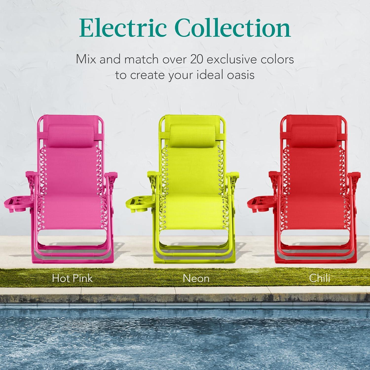 Silla de Patio Plegable Mejor Opción Productos Rosa Brillante