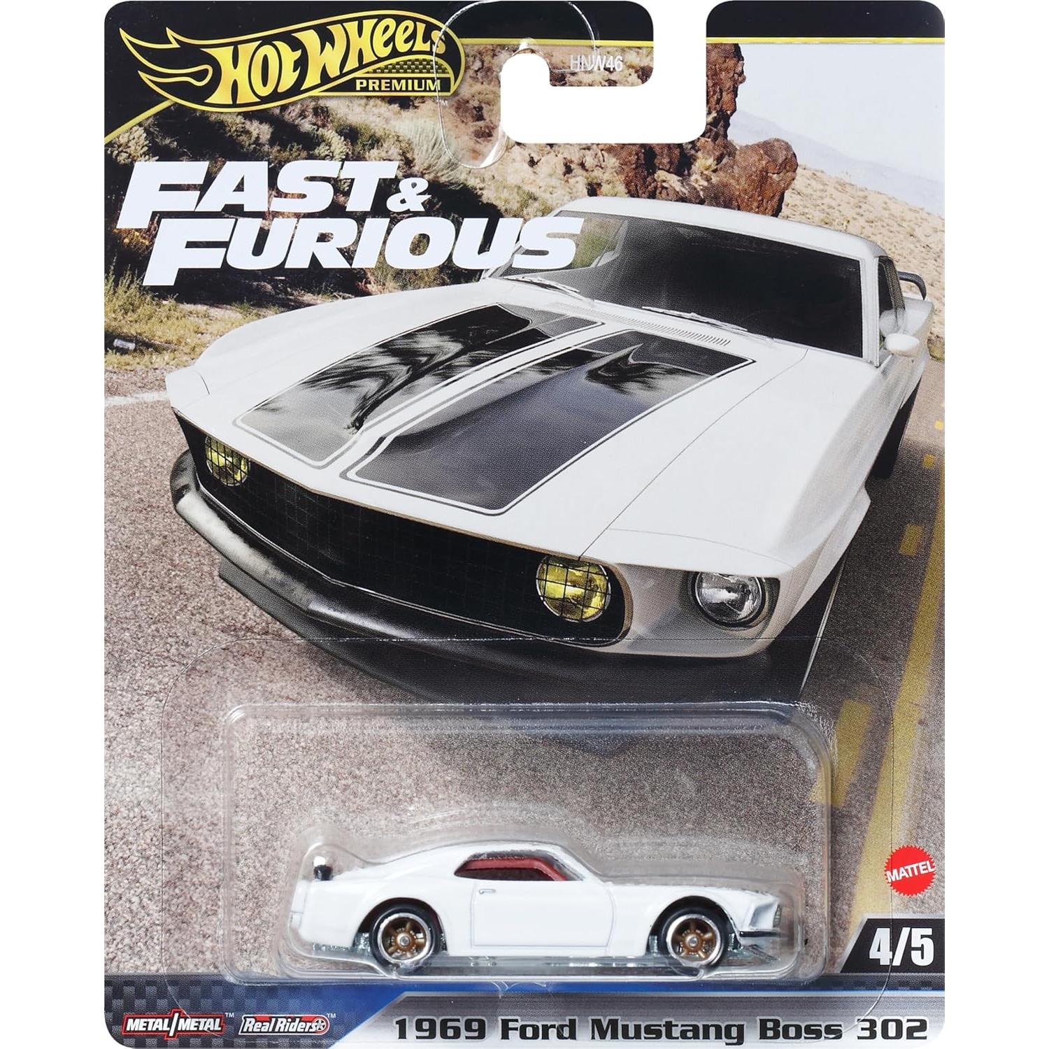 Coche de Juguete Hot Wheels Ford Mustang Boss 1:64 Die-Cast