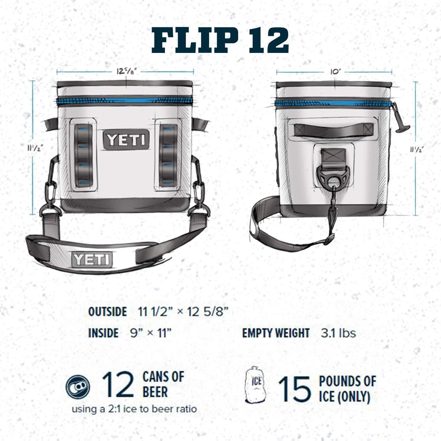 Enfriador Blando YETI Hopper Flip 12 - 12 Latas - Carbón