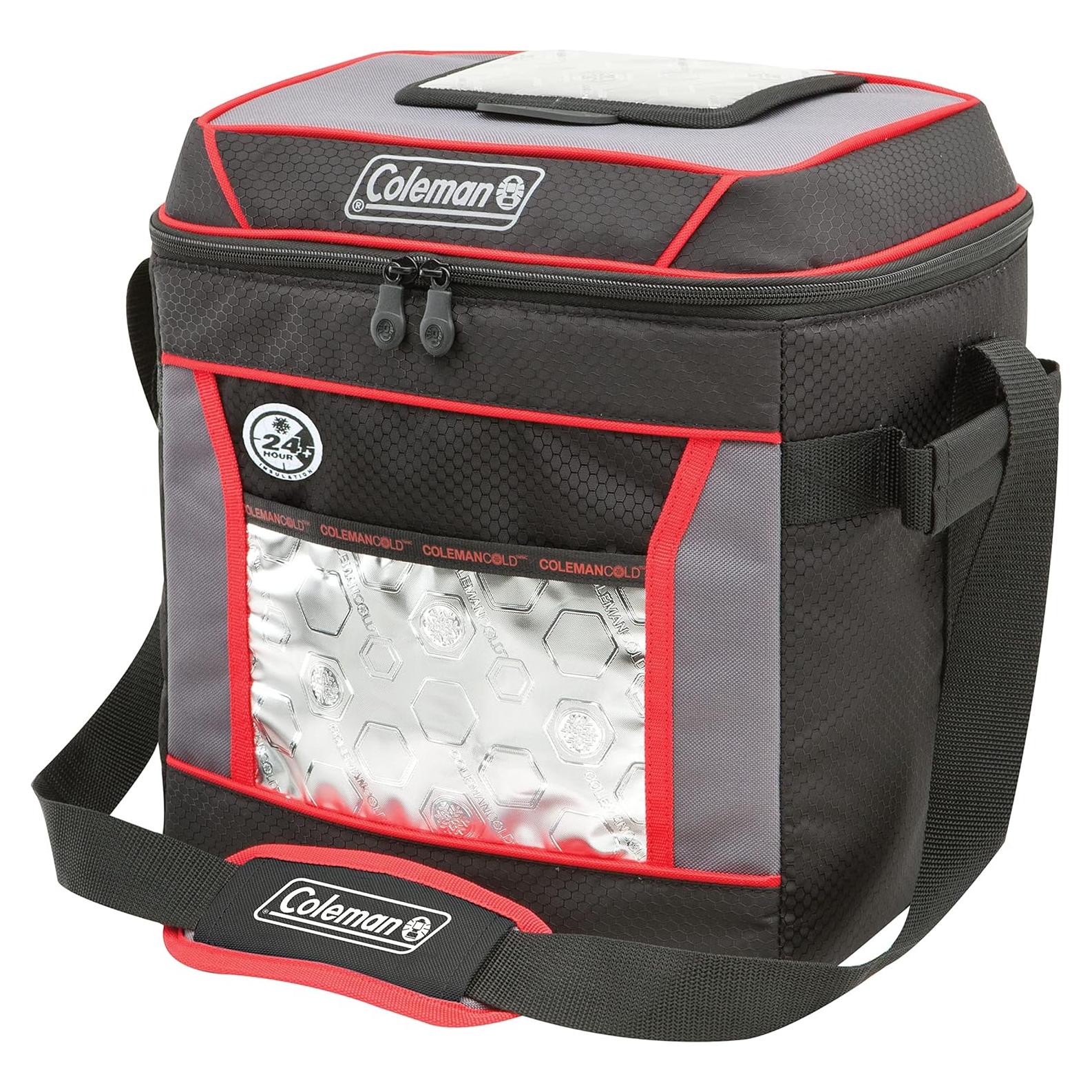 Bolsa Térmica Coleman 9 Latas | Aislamiento 24 Horas | Rojo