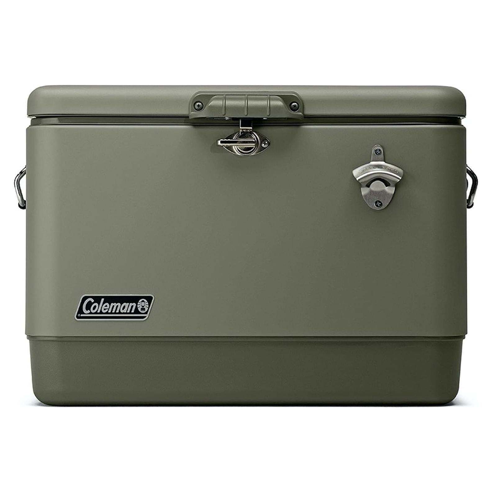 Enfriador Portátil Coleman Reunion 54qt Acero Resistente a Fugas