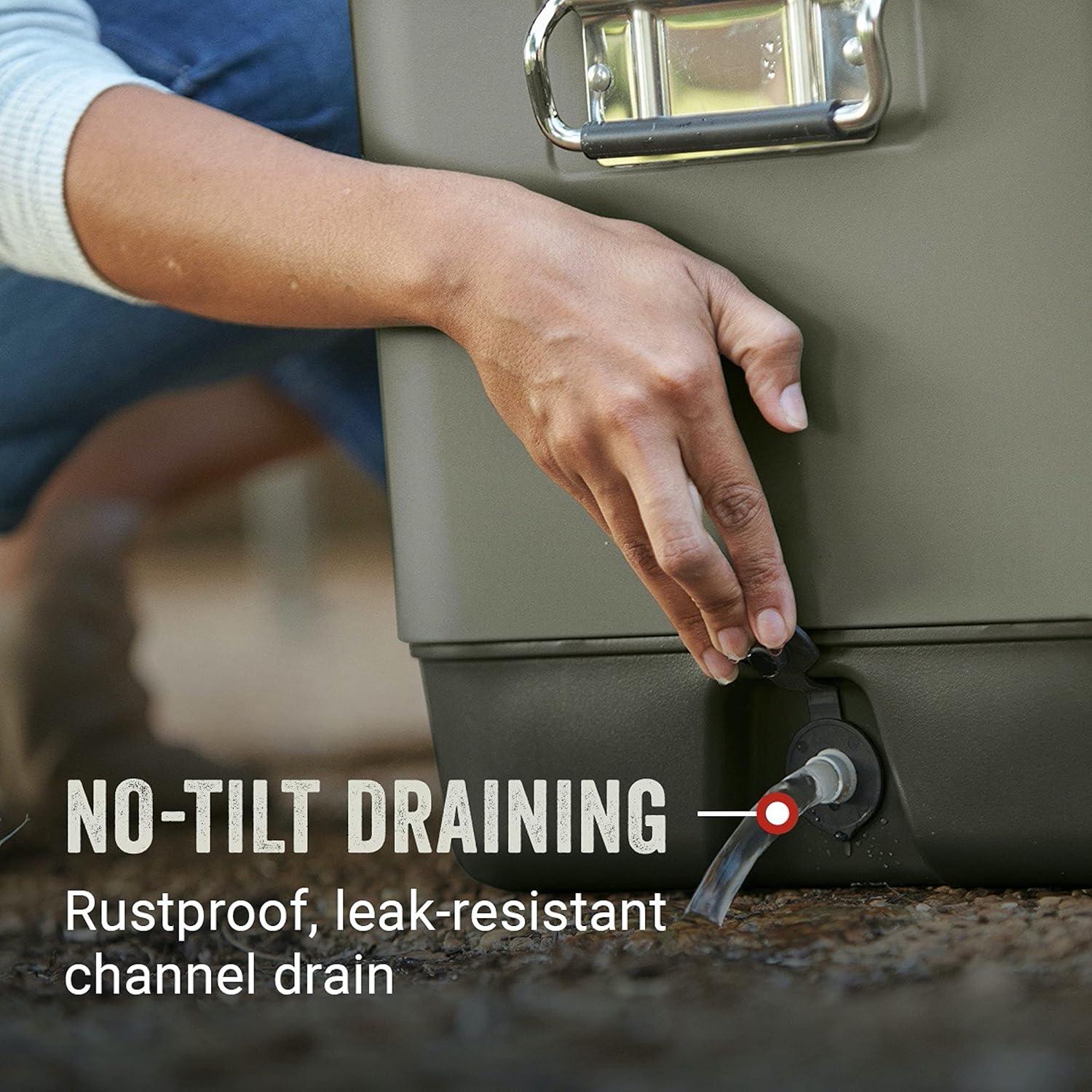 Enfriador Portátil Coleman Reunion 54qt Acero Resistente a Fugas