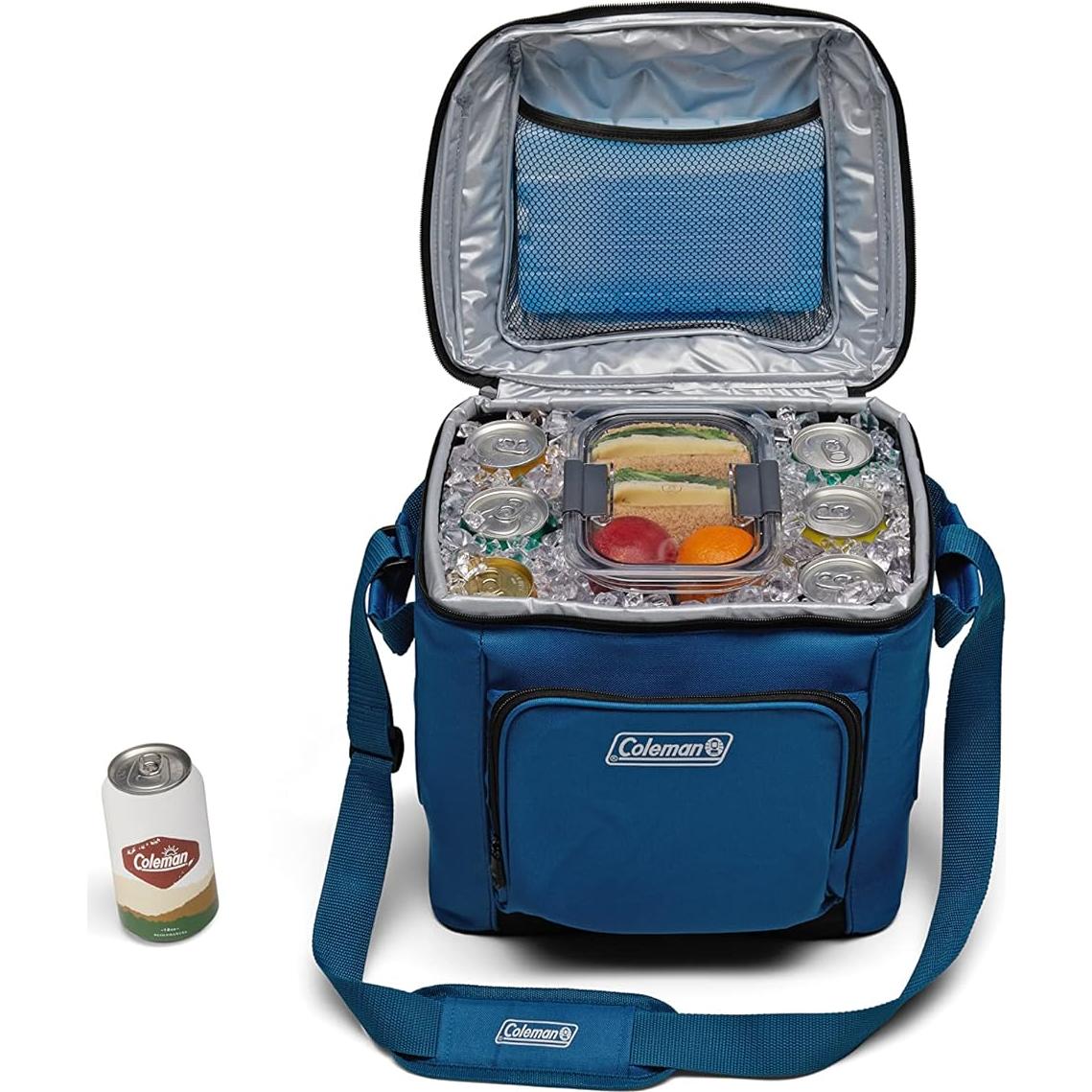 Enfriador Aislado Coleman Chiller 30 Latas Ecológico Azul