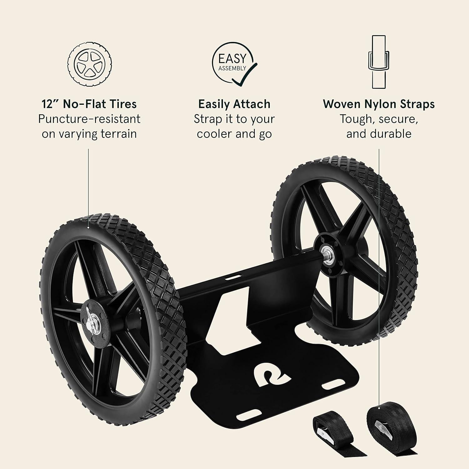 Kit de Ruedas Palisade para Cooler 45 y 65 Qt - Retrospec
