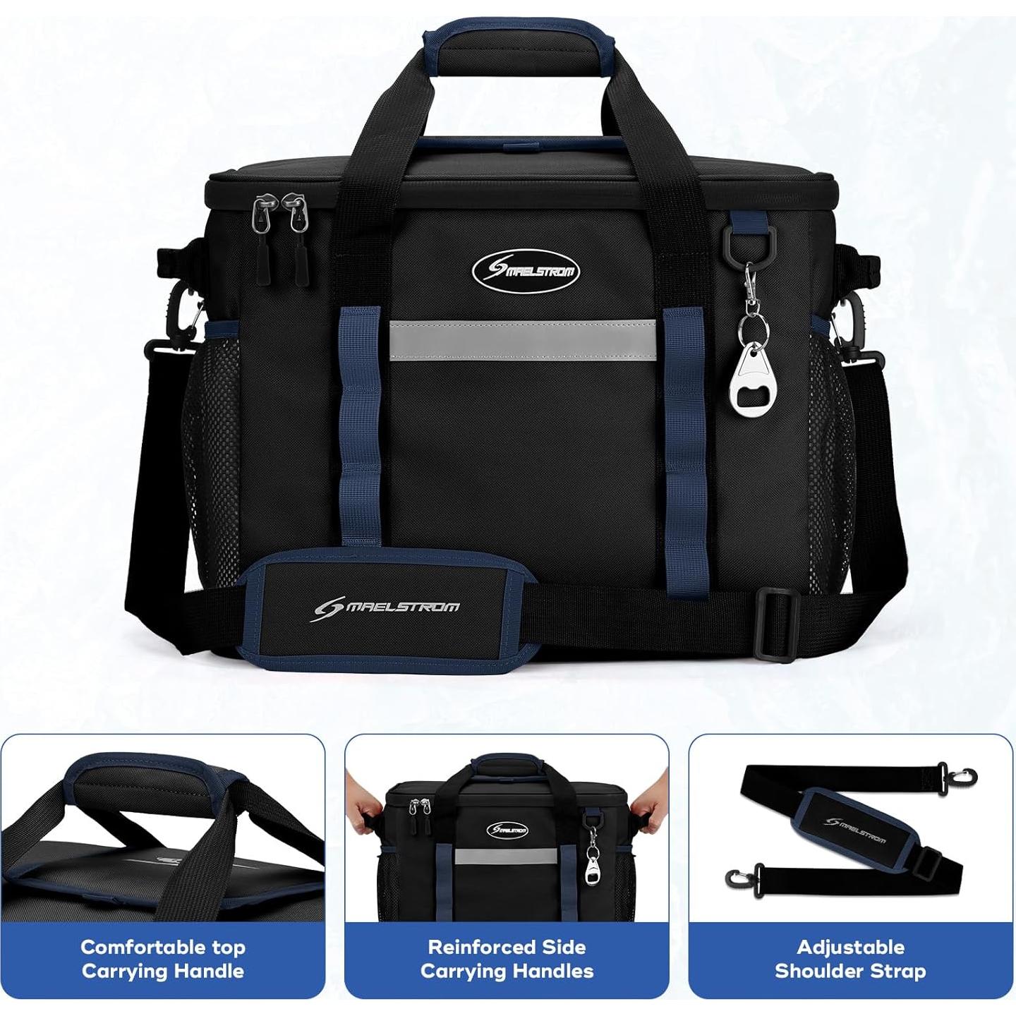 Bolsa Enfriador Suave Maelstrom 23L Negro para Camping y Playa