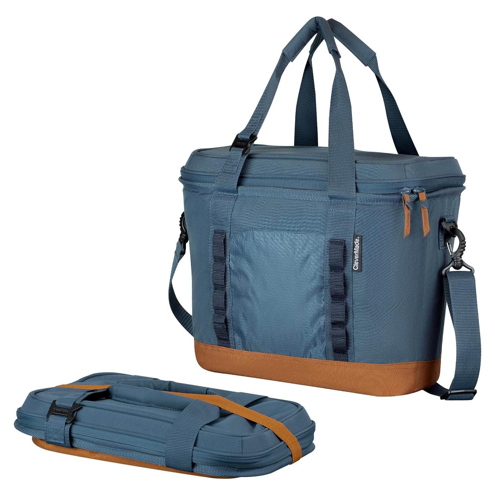 Bolsa Térmica Plegable CleverMade Pacifica 30 Latas Océano