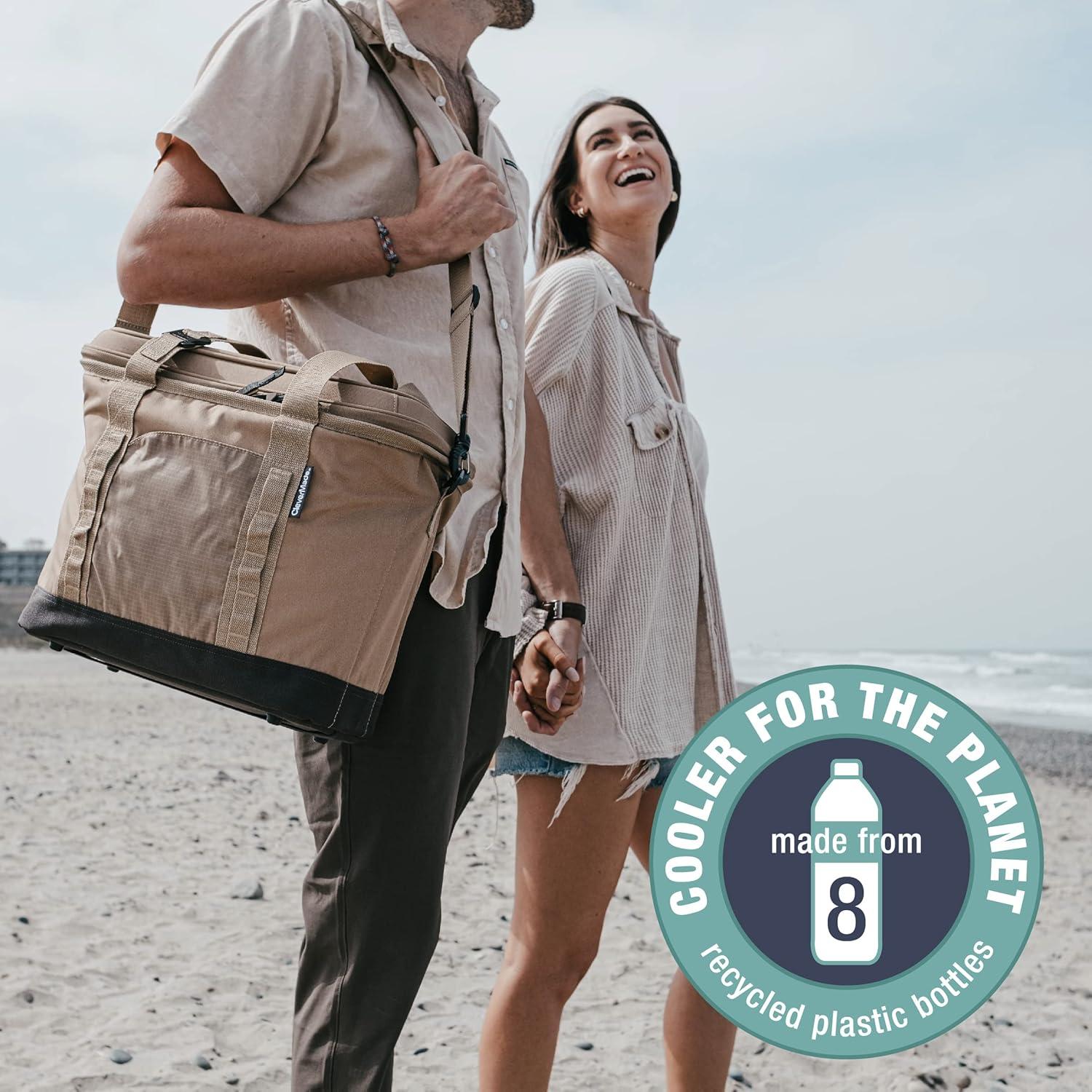 Bolsa Térmica Plegable CleverMade Pacifica 30 Latas Océano