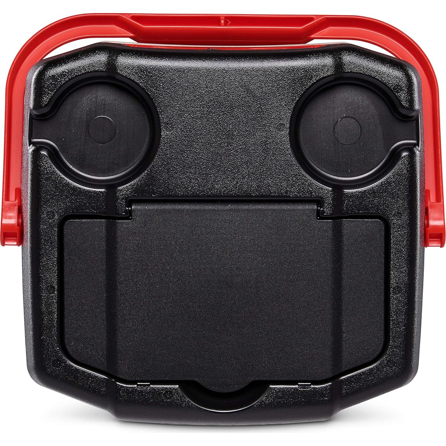 Enfriador Igloo Quantum 12 Qt Arenisca/Rojo/Negro Aislado