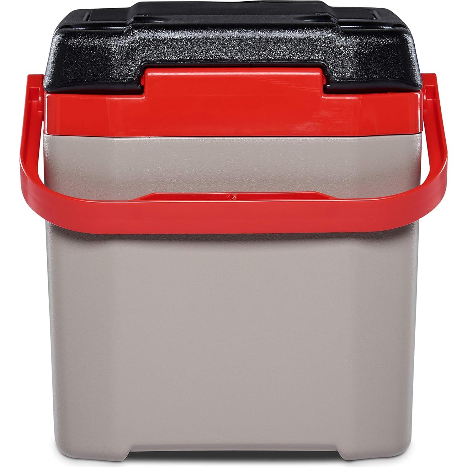 Enfriador Igloo Quantum 12 Qt Arenisca/Rojo/Negro Aislado
