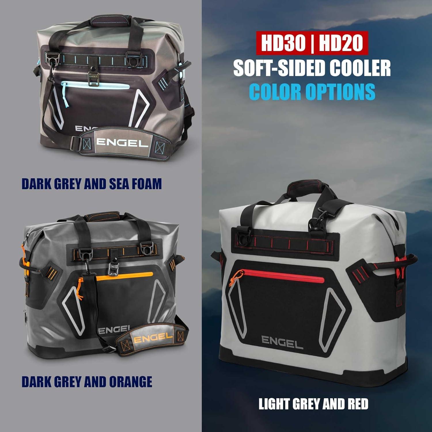 Nevera Portátil Engel HD30 32qt A Prueba de Fugas Gris Verde