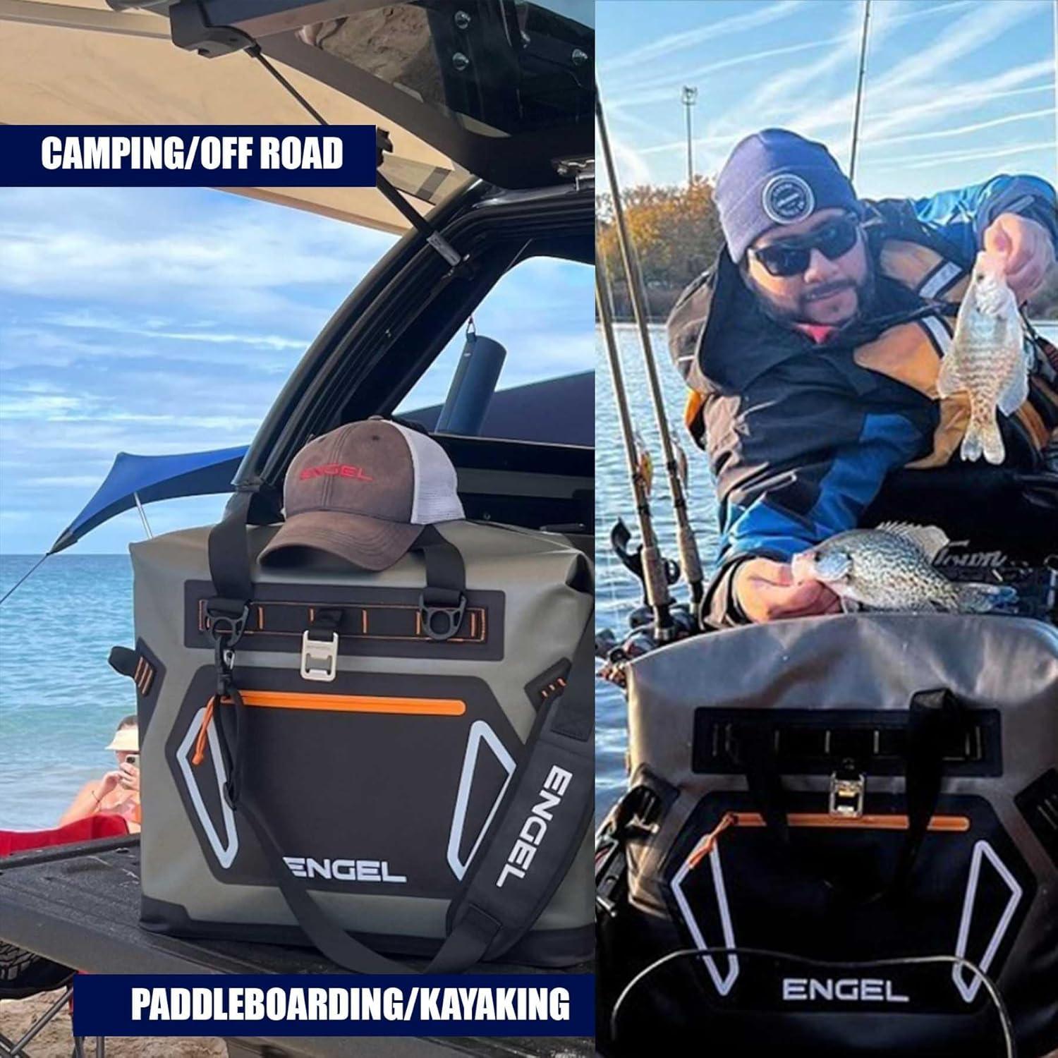 Nevera Portátil Engel HD30 32qt A Prueba de Fugas Gris Verde