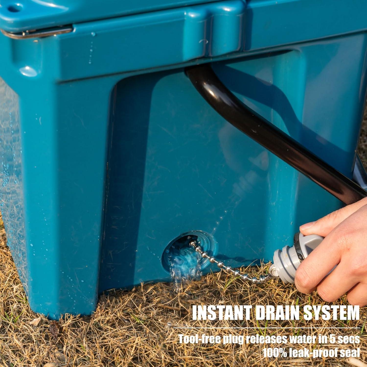 Nevera Rotomoldeada EchoSmile 25QT Azul - Aislamiento Térmico