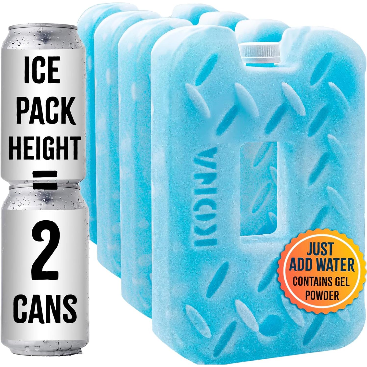 Paquete de Hielo Reutilizable Kona Blue - 0.91 kg, 4 Unidades