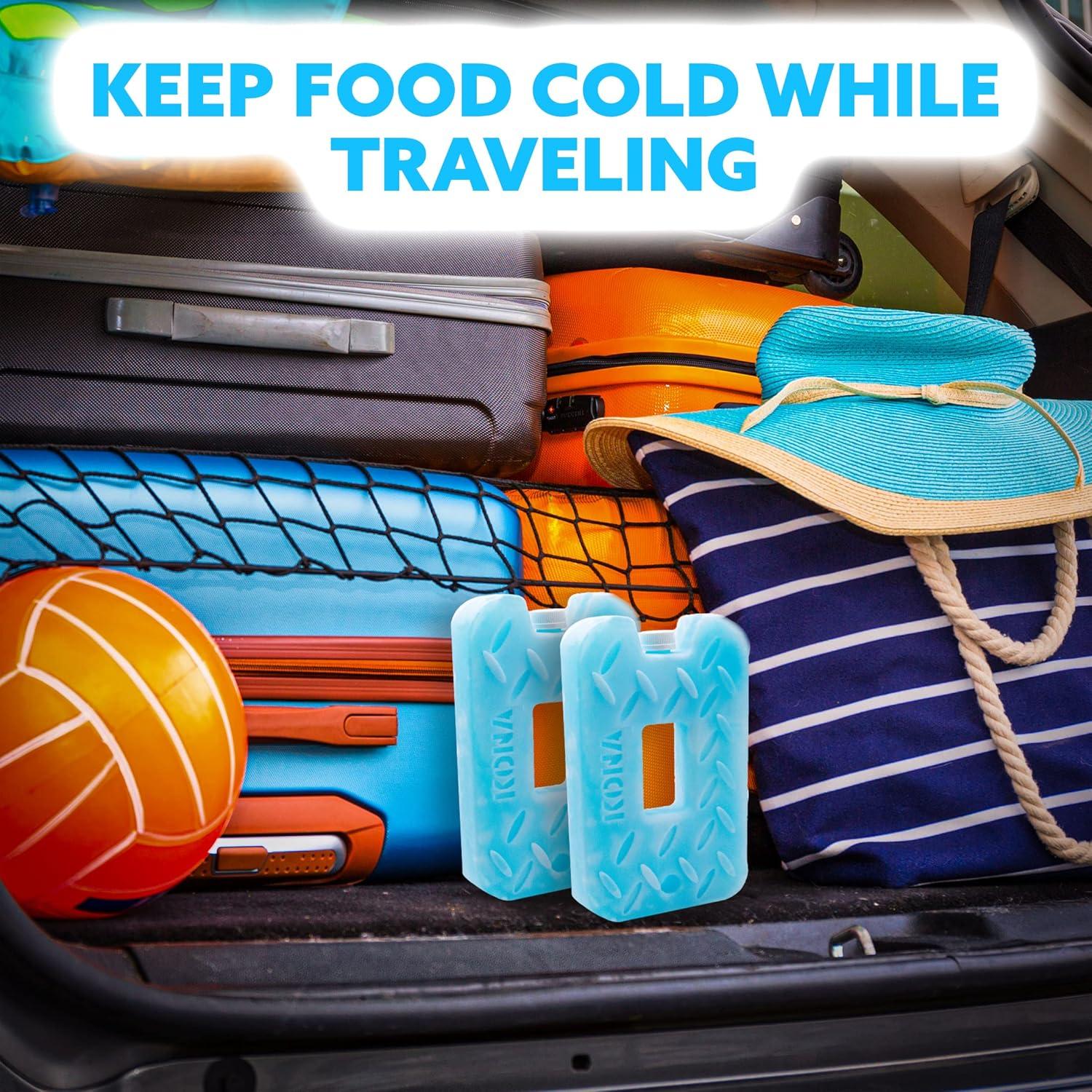 Paquete de Hielo Reutilizable Kona Blue - 0.91 kg, 4 Unidades