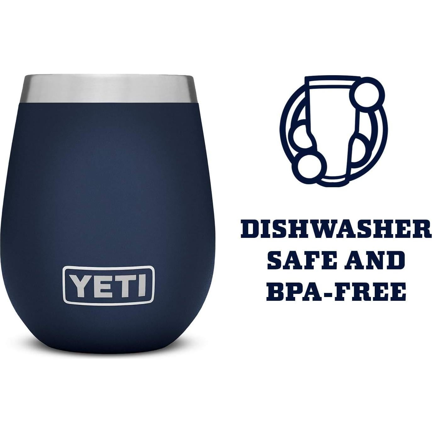 Vaso de Vino Aislado YETI Rambler 295 ml con Tapa MagSlider