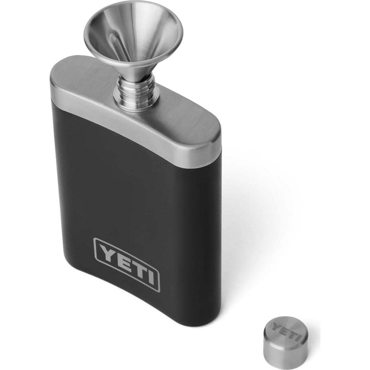 Frasco YETI 207 ml Acero Inoxidable con Embudo Negro