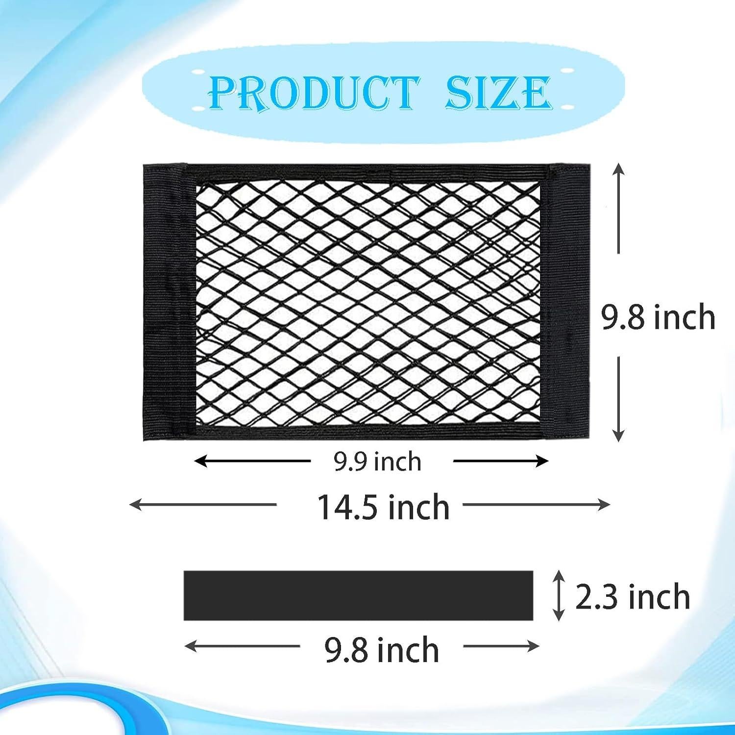 Redes de Almacenamiento para Nevera VEEBELL - 2 Piezas 36.83x24.89cm