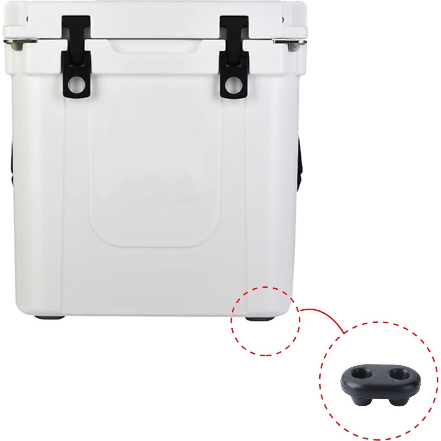 Pies de Goma Antideslizantes XiyaxiVici para Cooler 2 Pcs