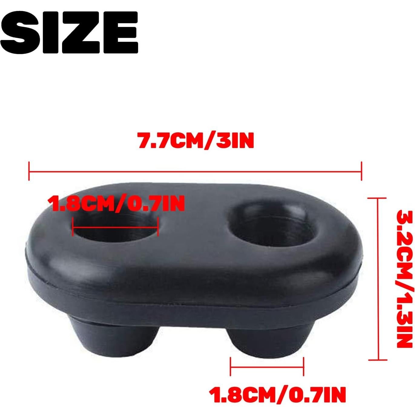 Pies de Goma Antideslizantes XiyaxiVici para Cooler 2 Pcs