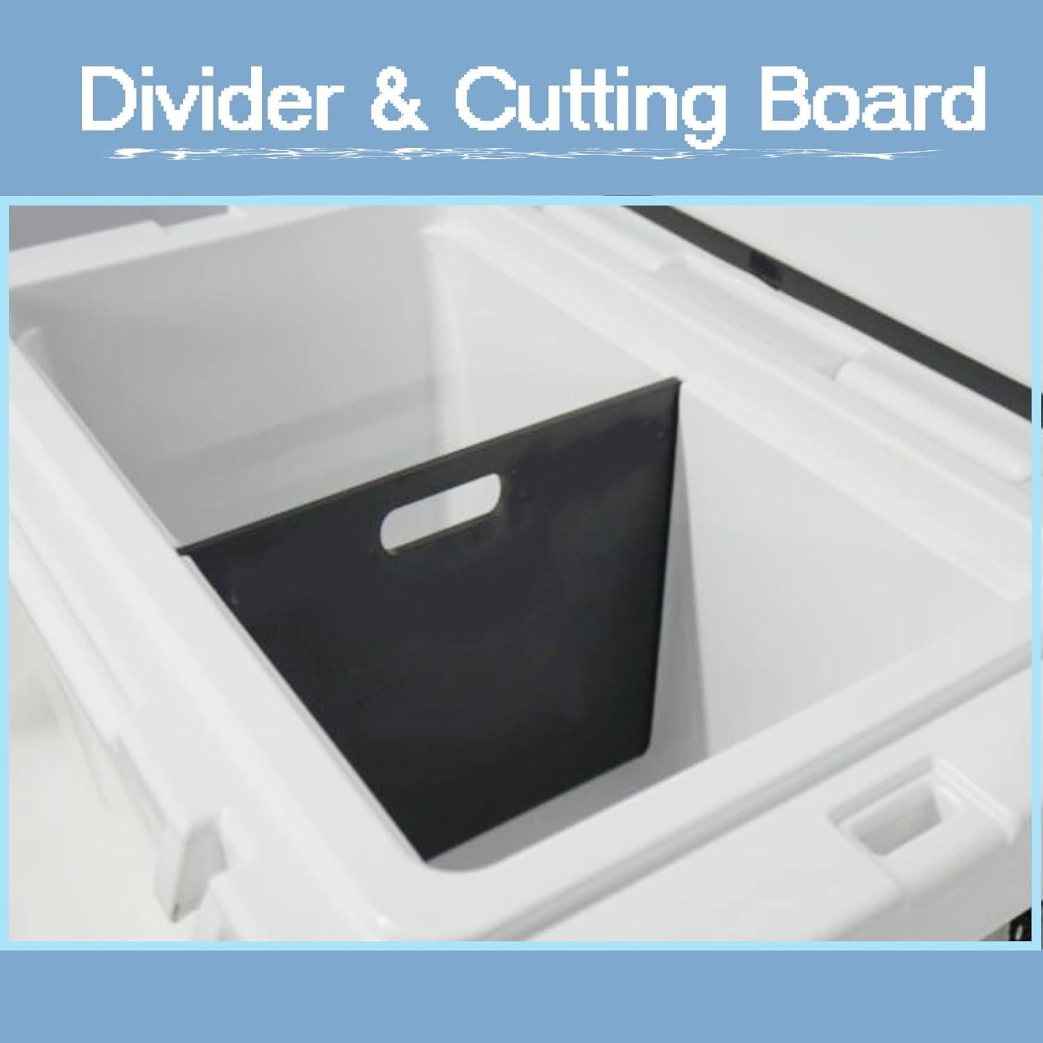 Divisor y Tablero de Corte Poweka para Cooler Yeti 65 Cuartos