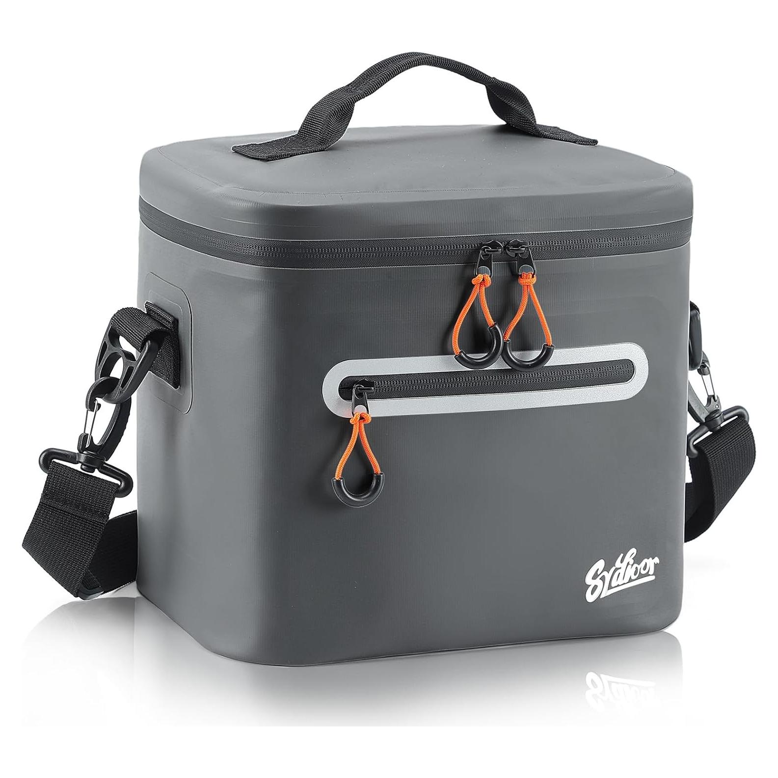 Soft-Sided Cooler Bag, 7/16/30 Can Portable Ice Chest Box, Waterproof, Leak-Proof, Insulated Cooler for Lunch, Beach, Drink, Beverage, Travel, Camping, Picnic